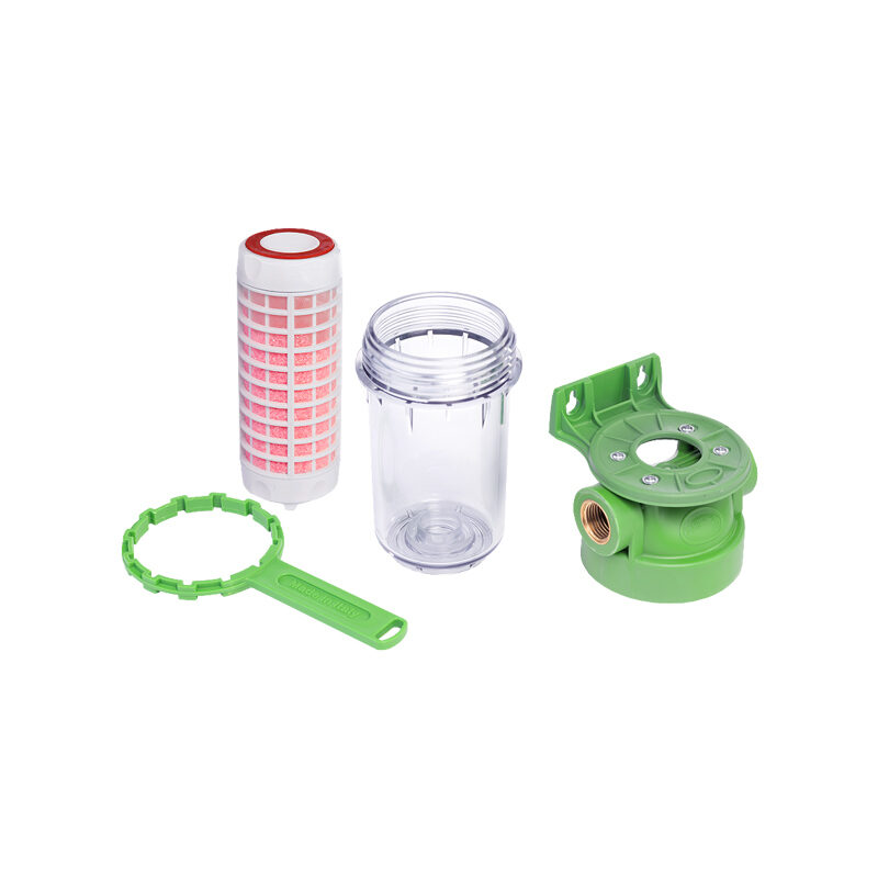Obsah balení bojlerového filtru Ecosoft SCALEX