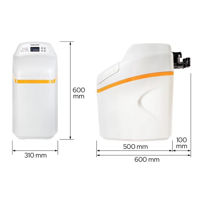 Rozměry změkčovače vody HydroSoft ELITE Mini