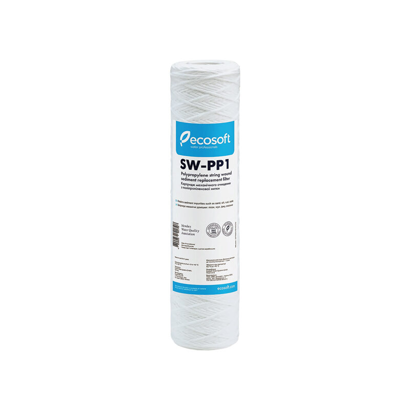 Ecosoft PP vinutá filtrační vložka s jemností filtrace 1 mikron