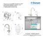 Reverzní osmóza PURE AquaCalcium Mint
